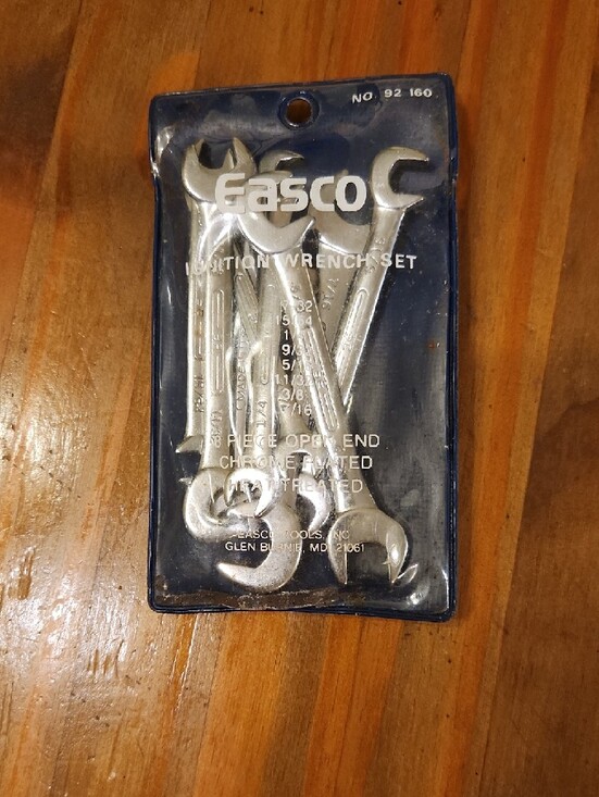 Easco Other - Easco 8 Piece SAE Open End Igniton Wrench Set #92160